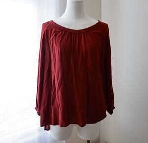 James Perse burgundy top size 4 NWT
